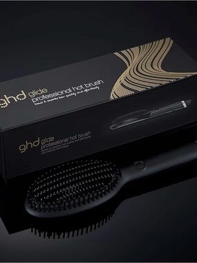 ghd Black and Silver Heated Styling Brush